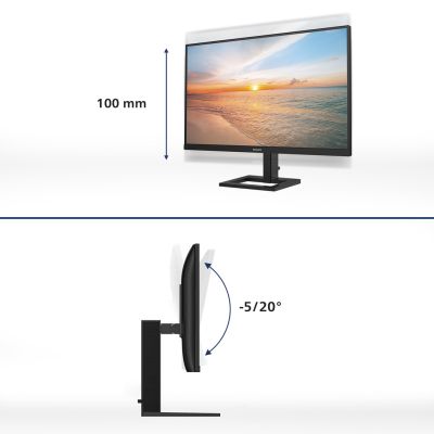 15. PHILIPS LED-Monitor 23,8" E-LINE 24E1N1300AE/00 100Hz