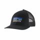 Patagonia Logo LoPro Trucker Hat 38283-BLK