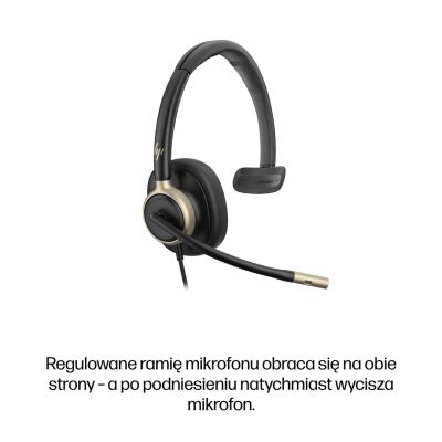 122. HP Poly Mission 815 Mono-USB-Kabel-Headset