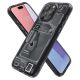 13. Spigen Ultra Hybrid Mag Case mit MagSafe für iPhone 15 Pro – Dunkelgrau (Zero One Pattern)