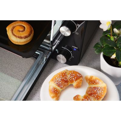 2. Blaupunkt EOM601 Mini-Backofen (Drehknopf; 1800 W; Schwarz)