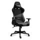 16. Huzaro Force 6.2 Gaming-Stuhl aus grauem Netzgewebe