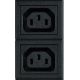 2. GEMBIRD Rack-Stromleiste (PDU) 10-fach Steckdosenleiste C13, 1 HE, 16 A, C20-Stecker, 2 m