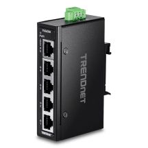 Trendnet TI-ELC50 Netzwerk-Switch, unmanaged Fast Ethernet (10/100), Schwarz