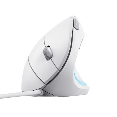 6. TRUST Verto ERGO vertikale ergonomische weiße Maus