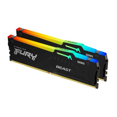 5. Kingston Technology FURY Beast RGB Speichermodul 16 GB (2 x 8 GB) DDR5 5200 MT/s