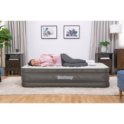 18. Bestway 69048 / 23 Luftmatratze Einzelmatratze Grau, Weiß Unisex