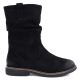 2. Gefütterte Damen-Ankle-Boots mit Rüschenoberteil, schwarz, M.Daszyńskie SA296-5