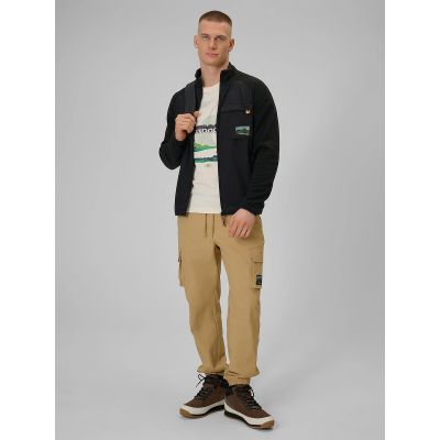 6. Herren-Fleecejacke mit Stehkragen, regulär, Größe 4F 4FRAW25TFLEM446-20S