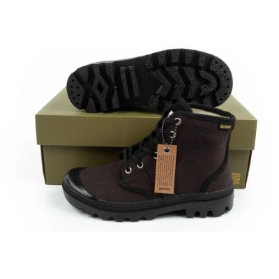 10. Damen Sportschuhe, Stiefeletten, Palladium Pallabrousse, schwarz