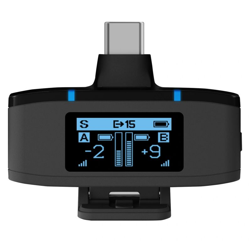 2. BOYA BOYAMIC 2-02 Drahtloses Lavalier-Mikrofon 2,4 GHz - Schwarz