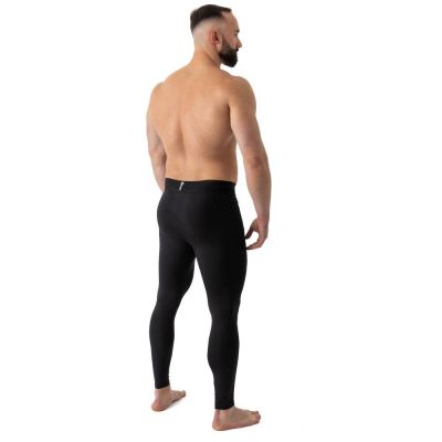 7. Lange schwarze Trainingsleggings - CSL - S