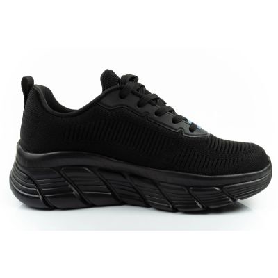 4. Skechers Bobs B Flex Damen-Sneaker, modisch, schwarz