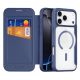 8. Dux Ducis Skin X Pro iPhone 17 Pro Hülle mit Wallet, MagSafe kompatibel - Blau