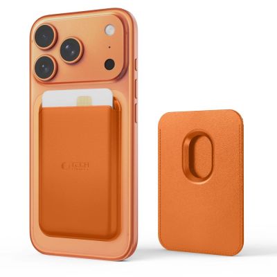 Tech-Protect MagWallet MagSafe Magnetische Geldbörse für Handys – Orange