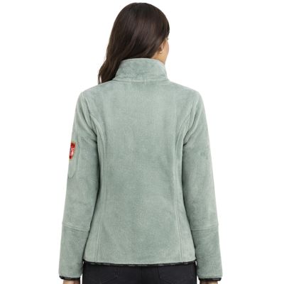 4. Geographical Norway Damen-Fleecejacke Tisaline Mandelgrün Db Lady 047-1 Mandelgrün (WZ7987F/GN-ALMOND GREEN)