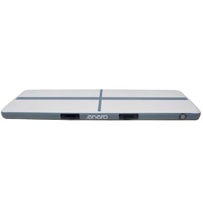 3. Luftkissen-Turnmatte für Akrobatikpfade, 300 x 100 x 15 cm, mit elektrischer Pumpe, grau