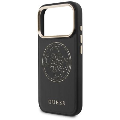 6. Guess Perforierte 4G MagSafe Hülle für iPhone 17 Pro - Schwarz