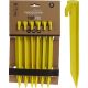 12. Zeltnägel 23 cm, 6er-Set, Kunststoff, Redcliffs