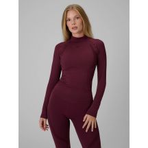 Nahtlose, thermische Skiunterwäsche mit schnelltrocknender Ausrüstung – Damen-Langarmshirt 4F 4FWAW26USEAF324-60S