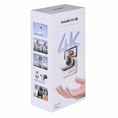 25. Insta360 GO 3S (64 GB) Weiß – 4K-Actionkamera 39 g
