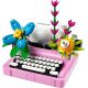 9. LEGO Creator 3-in-1 31169 – Schreibmaschine mit Blumen