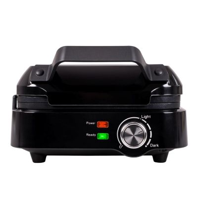 2. ELDOM WA900 WAFFELEISEN 1200-2000W, SANFTE TEMPERATURREGELUNG, DECKELVERRIEGELUNG, HEISSHALTENDER GRIFF
