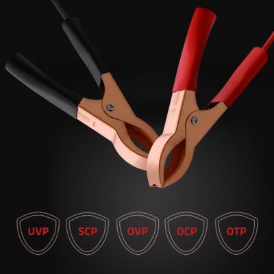 10. Intelligentes Qoltec Monolith-Ladegerät für LiFePO4-, AGM-, GEL- und SLA-Batterien | 10 A | 24 V