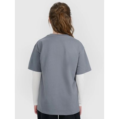 2. Oversized T-Shirt mit Aufdruck für Mädchen 4F 4FJWAW25TTSHF2387-23S