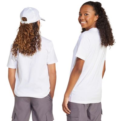 3. adidas Essentials Kinder-T-Shirt Weiß JC9747