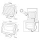 8. MACLEAN Solar-LED-Flutlicht mit Sensor MCE438
