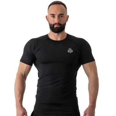 31. Rashguard Kurzarm schwarz BlackRS - S