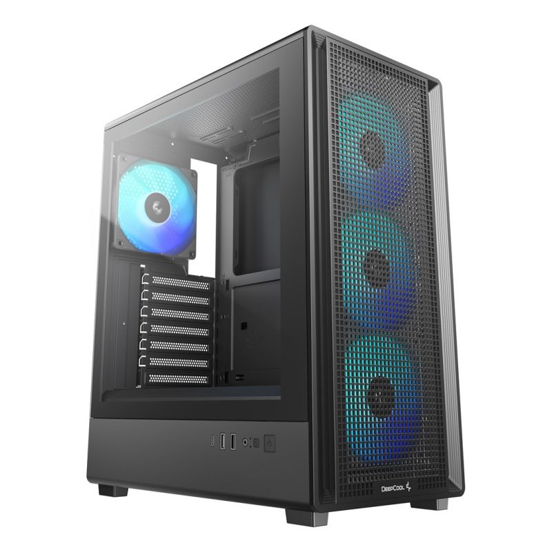 DeepCool CC550 4F Midi-Tower Schwarz