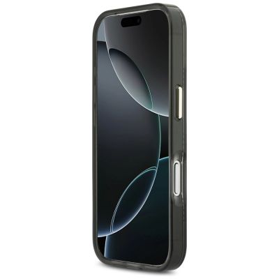 5. Guess IML Peony Dot MagSafe Hülle für iPhone 17 Pro - Schwarz