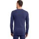 2. Odlo BL TOP Crew Neck l/s ACTIVE WARM Langarm Thermounterwäsche Größe L Blau