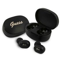 Guess Bluetooth-Kopfhörer GUTWST30BKTWS + Dockingstation – Schwarz
