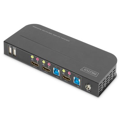 18. Digitus KVM-Switch, 2 x 1 HDMI, HDMI-Ausgang, USB, 4K x 2K bei 60 Hz