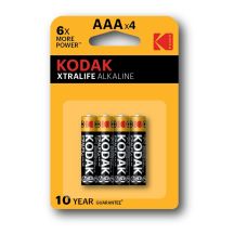 KODAK XTRALIFE ALK.LR3 ALKALINE-BATTERIEN BLISTER [SET=4PCS]