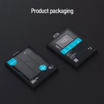 23. Nillkin Bumper Leather Case Pro Hülle für Samsung Galaxy Tab S9+ – Schwarz