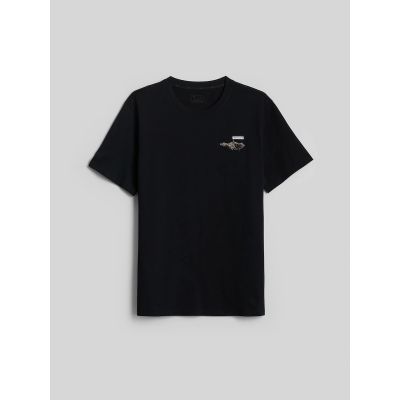 5. Herren-T-Shirt mit Aufdruck, regulär, Größe 4F 4FKAW26TTSHM4477-20S