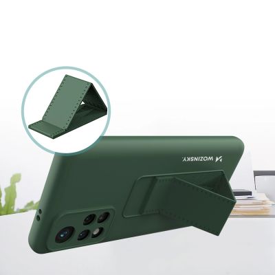 5. Wozinsky Kickstand Case Silikonhülle mit Kickstand Case für Xiaomi Redmi Note 11S / Note 11 schwarz