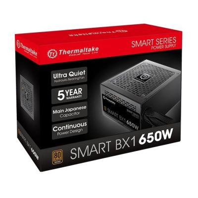 5. Thermaltake Smart BX1 PS-SPD-0650NNSABE-1 Netzteil (650W; Aktiv; 120mm)