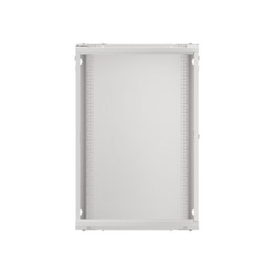 2. Lanberg WF01-6418-10S Rack-Schrank (18 HE; 901 mm / 600 mm / 450 mm; Wandmontage; Glas; 19 Zoll; grau)