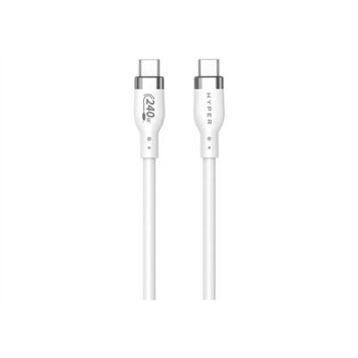 8. HYPER HJ4002WHGL USB-Kabel USB 2.0 2m USB-C Weiß