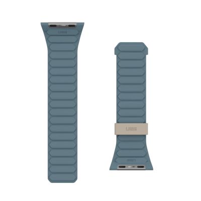 11. UAG Pathfinder - Silikon-Doppelseiten-Magnetarmband für Apple Watch Serie: 1-3, 42 mm / Serie 4-6 & SE 1-2, 44 mm / Serie 7-9, 45 mm / Serie 10, 46 mm / Ultra 1-2, 49 mm (Düne / Wolkenblau)
