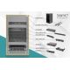 11. 10"-Netzwerkset: 12 HE Wandschrank, Ablage, Steckdosenleiste, 8-Port-Switch, Cat.6-Anschlussfeld, schwarz