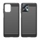 8. Carbon Case für Motorola Moto G13 flexible Silikon-Carbon-Hülle schwarz
