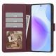 9. Tech-Protect Brieftaschenhülle für Samsung Galaxy A27 5G – Burgunderrot