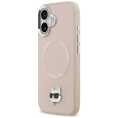 2. Karl Lagerfeld Choupette Pin MagSafe Case für iPhone 17 - Pink