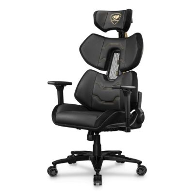 8. COUGAR Terminator Elite Gold Gaming-Stuhl, gepolsterter Sitz, Schwarz, Gold